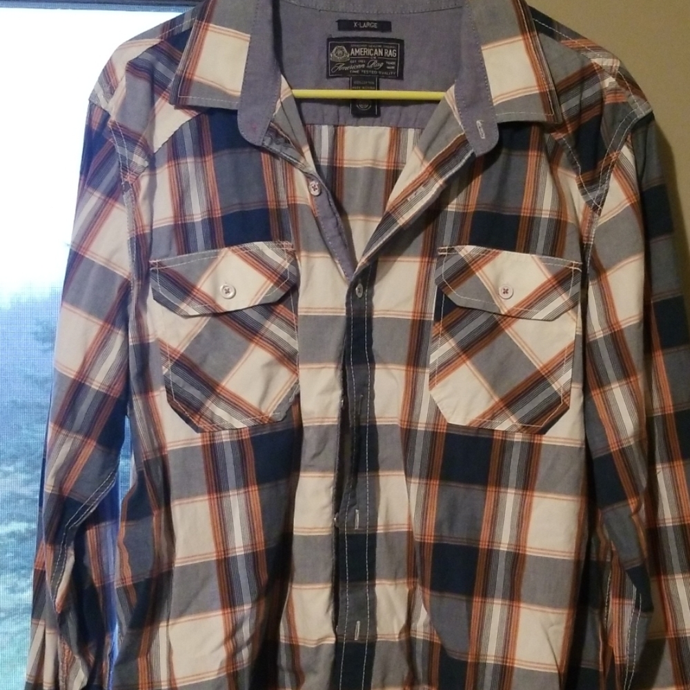 Plaid button up